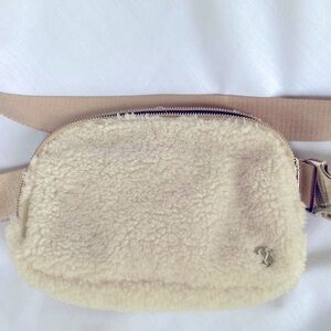 Lululemon Beige Sherpa Belt Bag